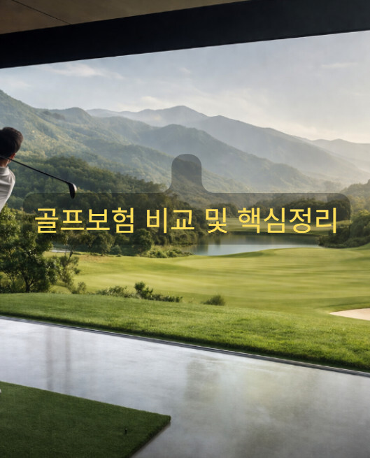 골프보험 비교