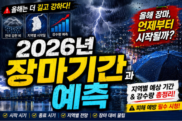 장마기간 예측