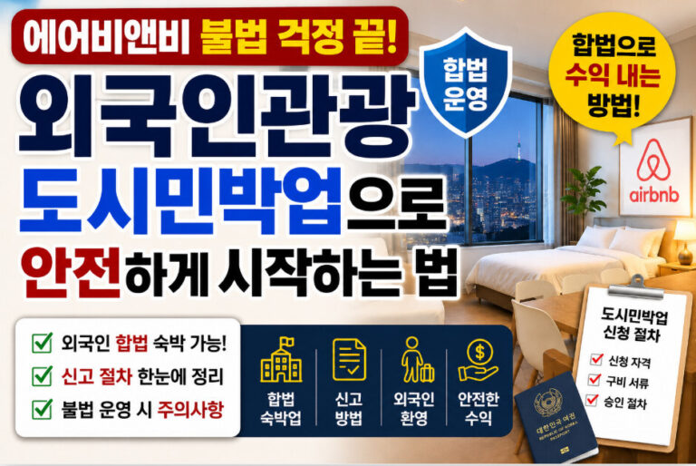 외국인관광도시민박업