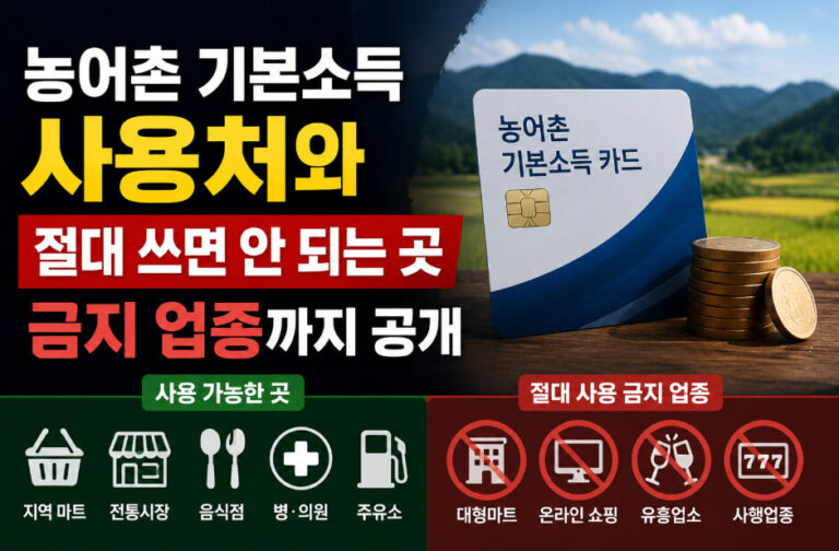농어촌 기본소득