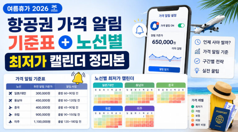 여름휴가 항공권