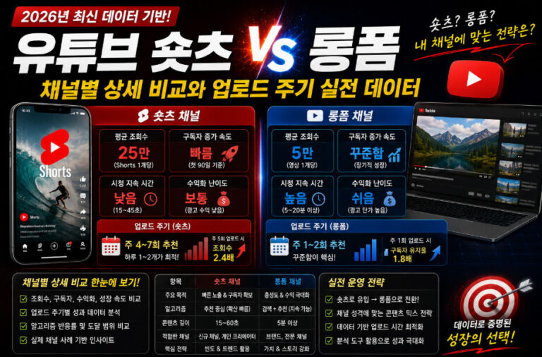 유튜브 숏츠 롱폼