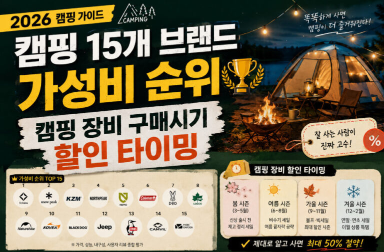 캠핑 브랜드