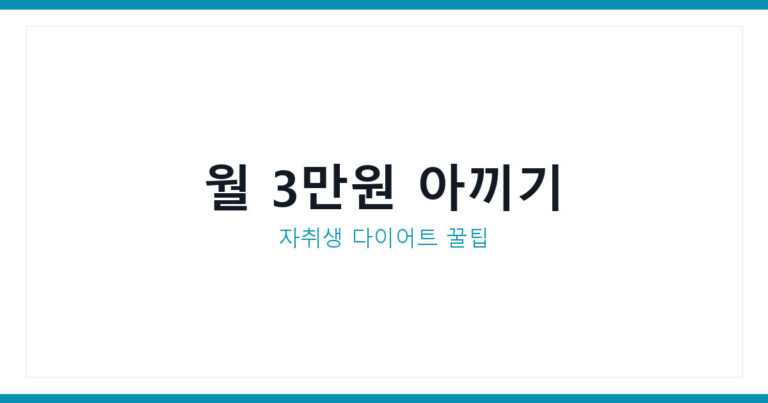 다이어트 도시락 비용