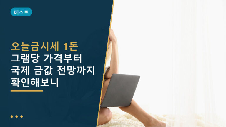 오늘금시세