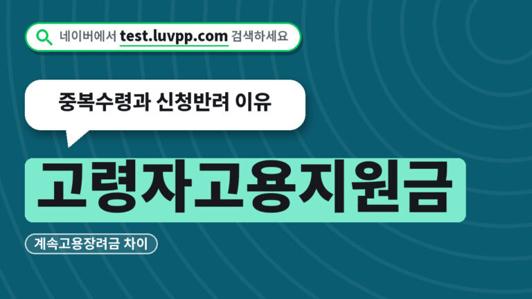 고령자고용지원금