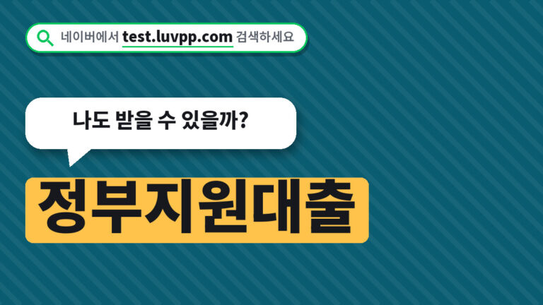 정부지원대출